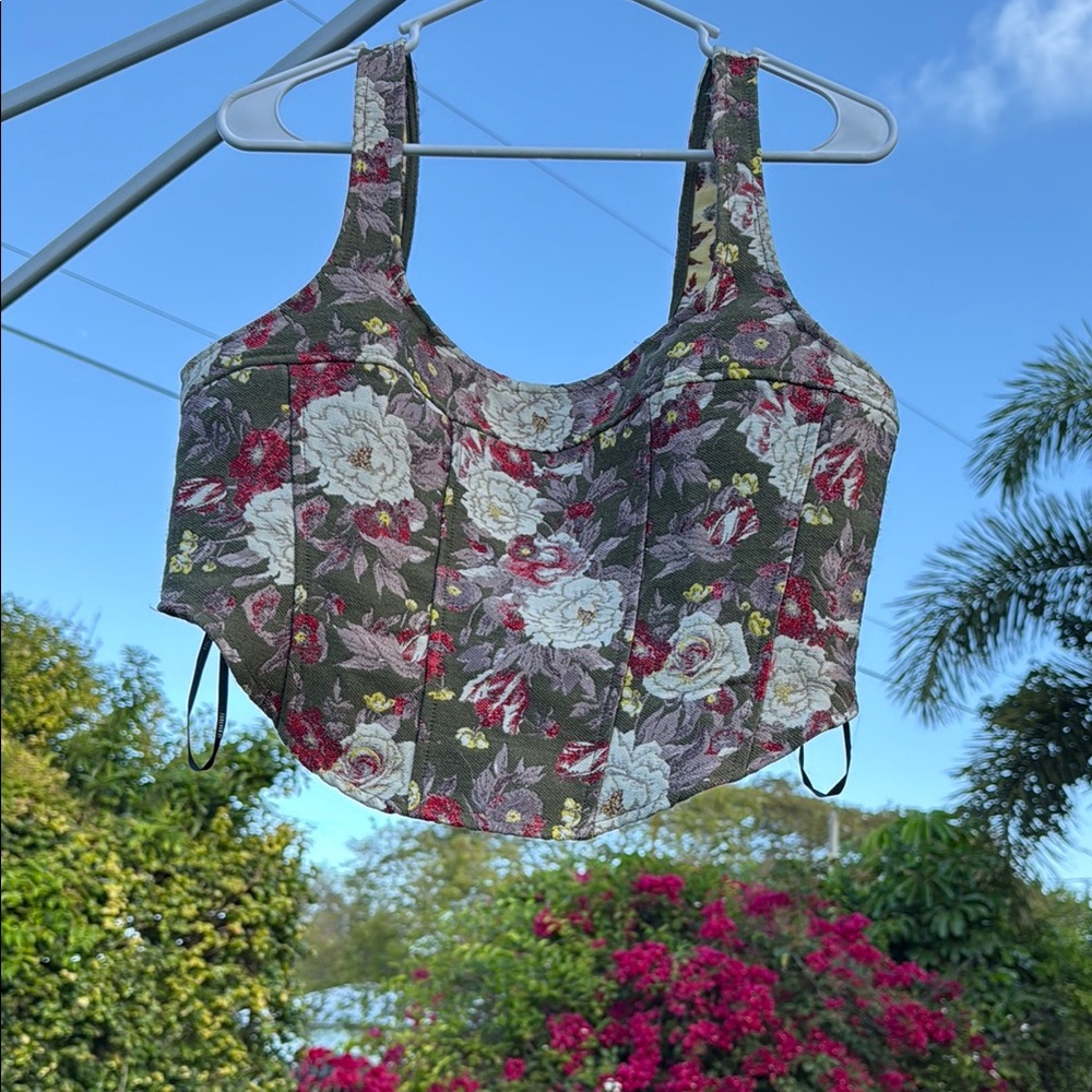 Floral Corset Top